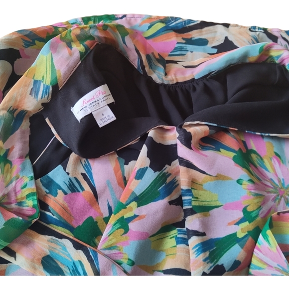 Sweet Pea New York by Stacy Frati Size Small Floral Halter Midi Dress - Picture 2 of 7